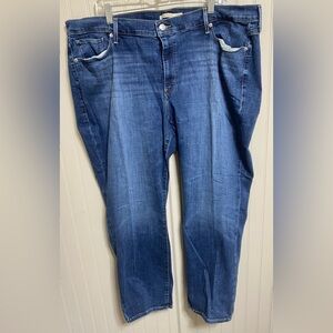 Levi Strauss Dark Blue Straight Leg Jeans 24w